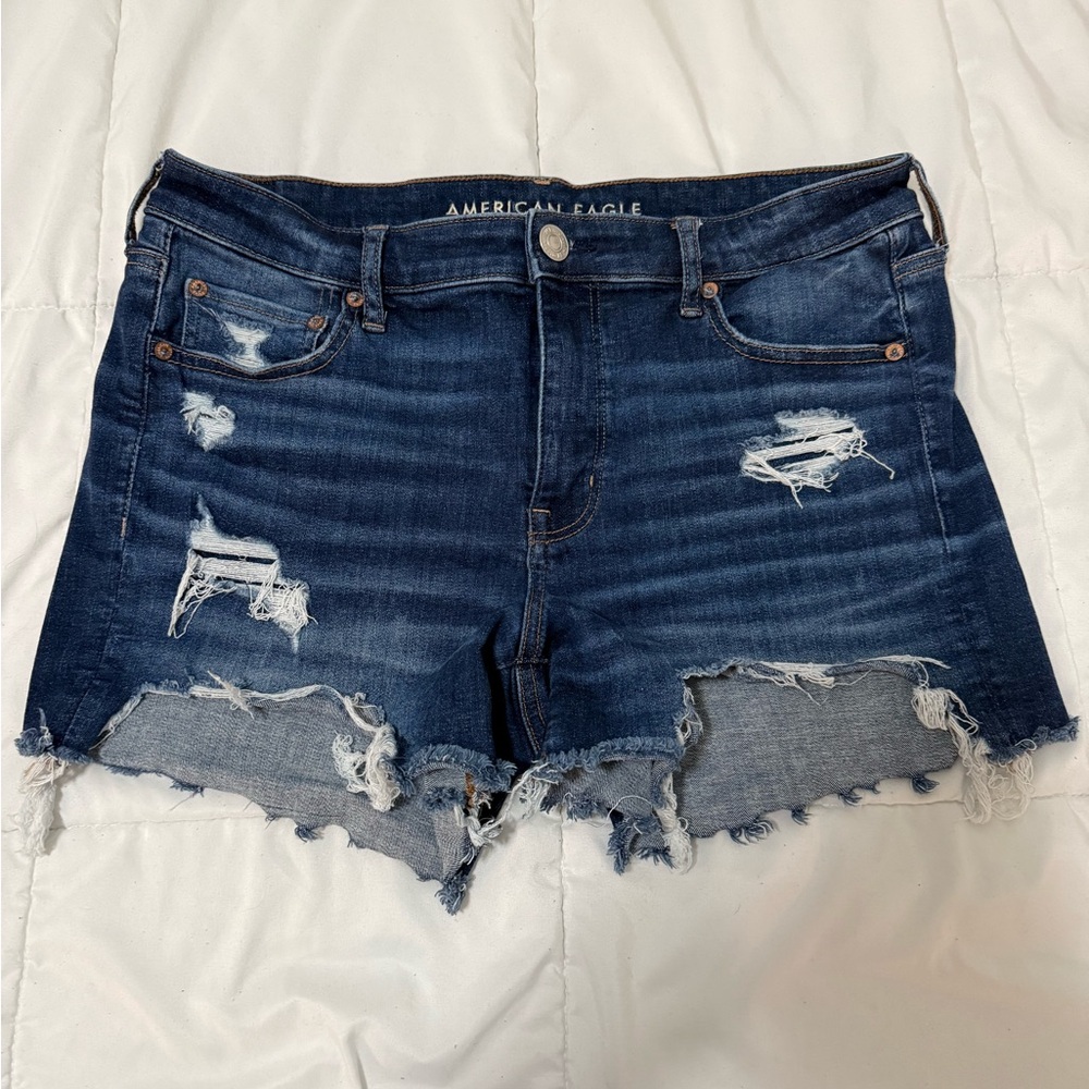 American eagle next level stretch denim shorts. Size 12. Worn but like new